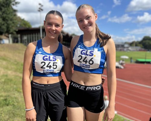 Marie Sautter und Jule Trickel bei Deutschen Mehrkampfmeisterschaften