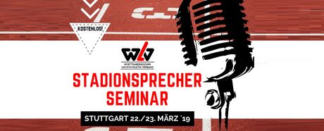 WLV Stadionsprecher-Seminar für Nachwuchssprecher