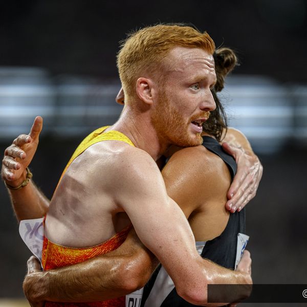 Frederik Ruppert (LAV Stadtwerke Tübingen; hier bei der WM 2025 in Tokio) war der gefeierte Held am Wochenende in Rabat (Marokko).
