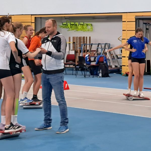 Gleichgewichtsschulung für Springer