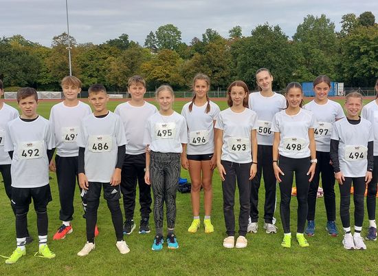 U14 Kreisauswahl bei Vergleichswettkampf